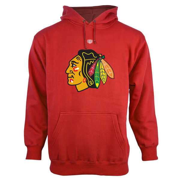 Men's Chicago Blackhawks Old Time Hockey Big Logo with Crest Pullover Hoodie - Red,We sell and wholesale Men's Chicago Blackhawks Old Time Hockey Big Logo with Crest Pullover Hoodie - Red on line form chian!